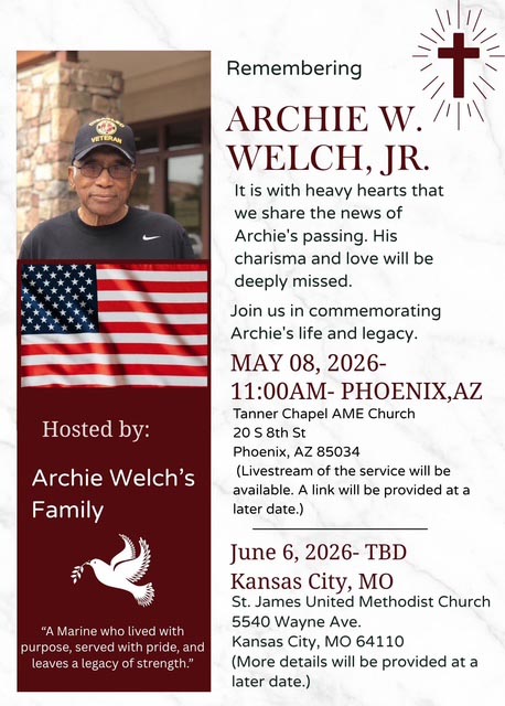 Archie Welch Funeral Announcement