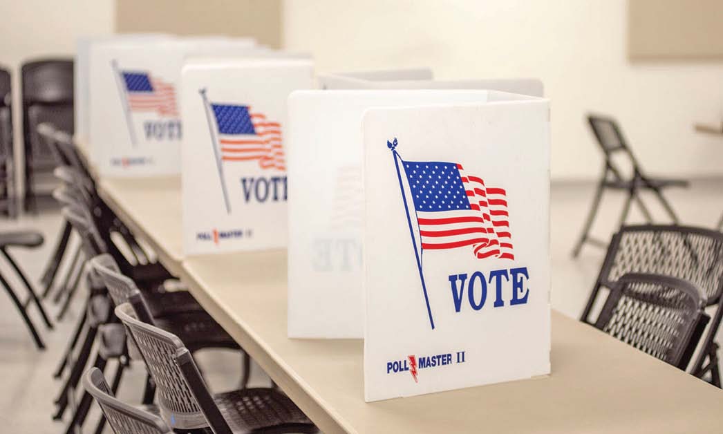 A polling location in Jeff erson City (Annelise Hanshaw/Missouri Independent)