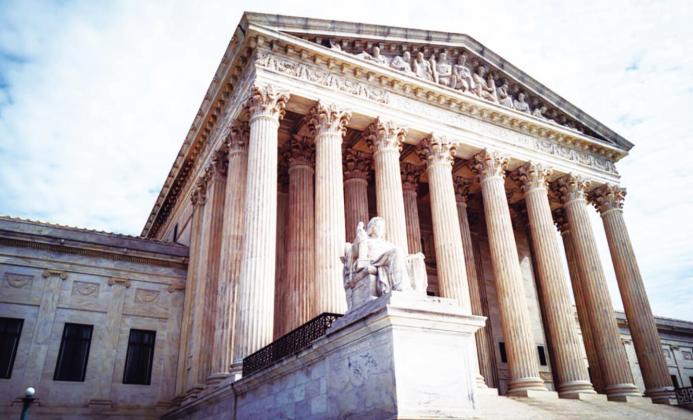 The United States Supreme Court building.