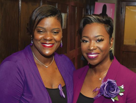 From left: Arica Roland, executive director, Friends of Yates and Christel Bell, anchor, Fox 4 News