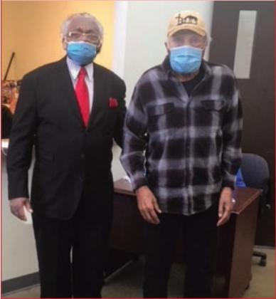 105-YEAR-OLD GETS COVID-19 VACCINE AT MORNING STAR YOUTH &amp; FAMILY LIFE CENTER