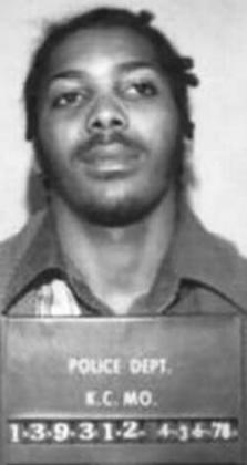 A KCPD police mugshot of Kevin Strickland taken 43 years ago.