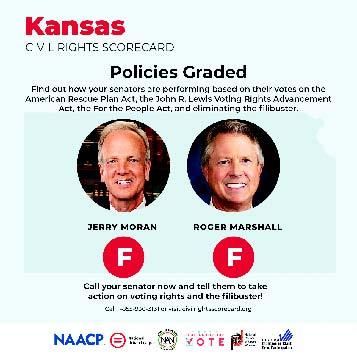 Missouri, Kansas Senators Graded “F” by Civil Rights Groups