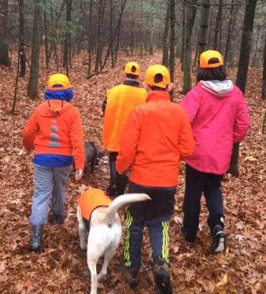MDC reminds non-hunters to practice safety measures when afield during hunting seasons, such as wearing bright orange clothing to be more visible to hunters.