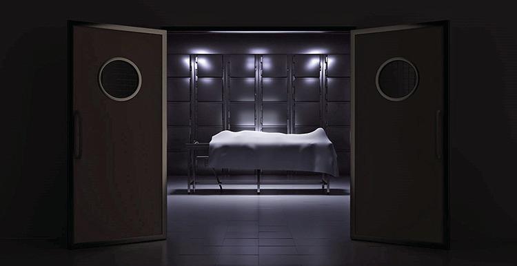 Autopsy room (Photo by Gilles Corona)