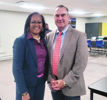 RIBBON-CUTTING MARKS OPENING OF NEW BOYS &amp; GIRLS CLUB UNIT