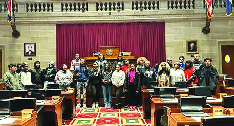 CENTRAL HIGH STUDENTS VISIT THE STATE CAPITOL