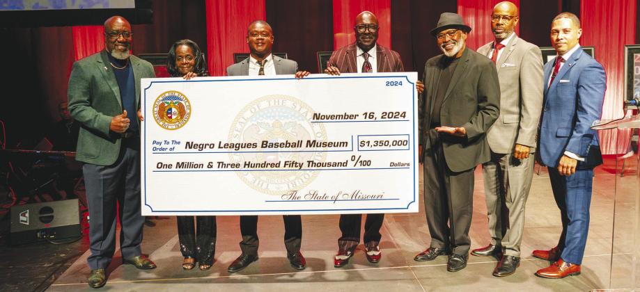 Check Presentation with the State of Missouri Legislatives and NLBM President Bob Kendrick