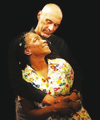 Actors Ralph McCain and C. Kelly Wright