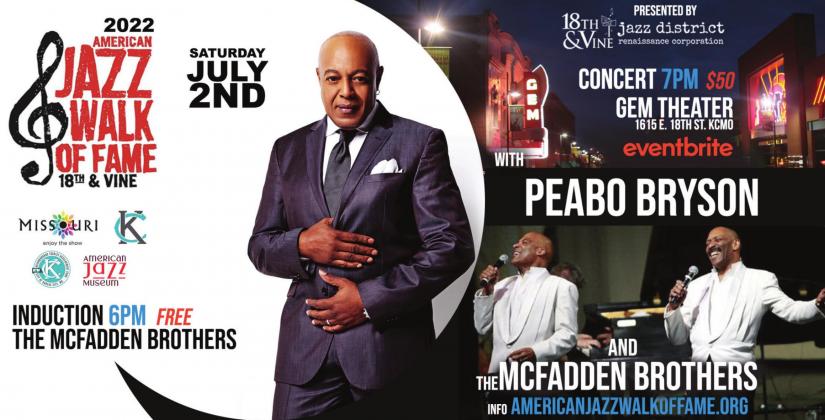 American Jazz Walk of Fame Presents Peabo Bryson &amp;amp; The McFadden Brothers