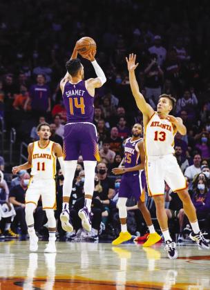 The Wizards have made a deal to trade Bradley Beal to the Suns for Chris Paul and Kansas City native Landry Shamet (shown in photo above).