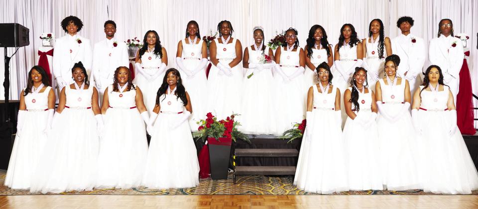 The 2025 Cotillion Participants at the Formal Presentation
