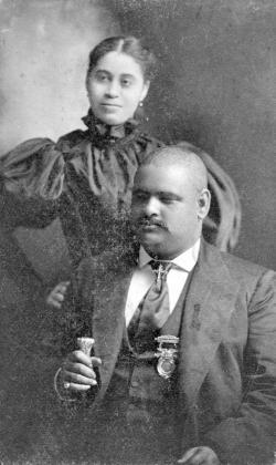 John William “Blind” Boone and his wife Eugenia Lange