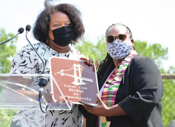 Naming Ceremony Held for ‘Carol Coe Bridge of Opportunity’