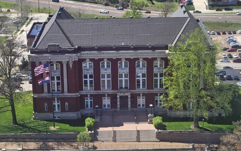 The Missouri Supreme Court building in Jefferson City on April 4, 2024. (Jason Hancock/Missouri Independent)