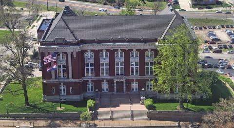The Missouri Supreme Court building in Jefferson City on April 4, 2024. (Jason Hancock/Missouri Independent)