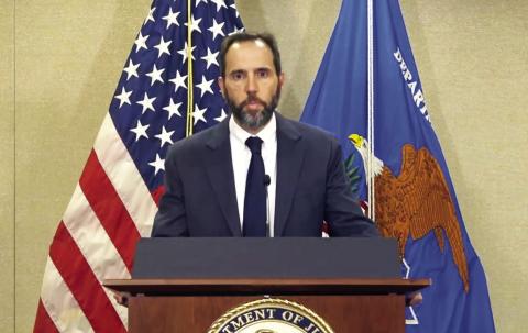 Special counsel Jack Smith provided new details about former President Donald Trump’s behindthe- scenes maneuvers to subvert the 2020 election. (Courtesy of the Department of Justice)