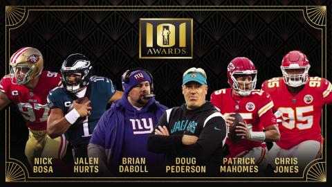 NFL’s Top Coaches, Players of 2022 Season Selected as Recipients of 53rd Annual 101 Awards