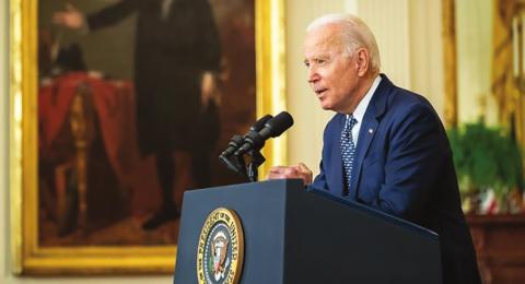President Joe Biden delivers remarks on the passing of the bipartisan Infrastructure Investment and Jobs Act, Tuesday, August 10, 2021, in the East Room of the White House. (Official White House Photo by Adam Schultz)