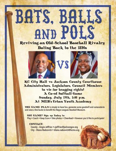 ‘Bats, Balls and Pols’ Softball Game Will Raise Money for NLBM