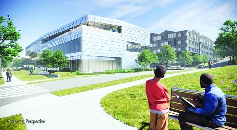 A rendering of The Overlook from the northwest perspective.