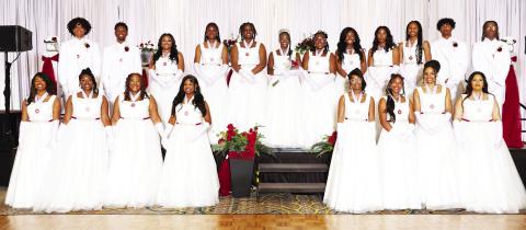 The 2025 Cotillion Participants at the Formal Presentation