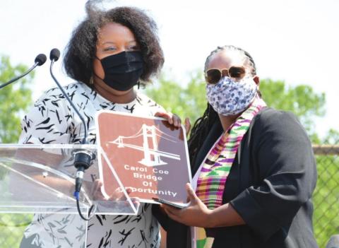 Naming Ceremony Held for ‘Carol Coe Bridge of Opportunity’