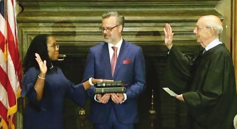 Ketanji Brown Jackson Sworn In as First Black Woman on Supreme Court