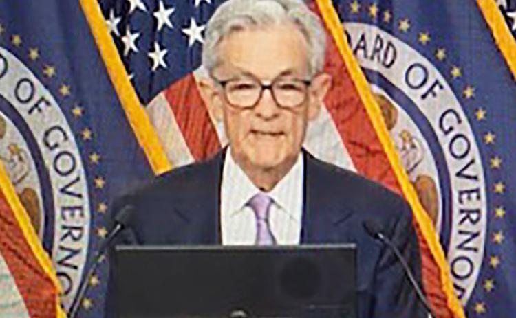 Federal Reserve Chairman Jerome Powell at Wednesday’s press conference photo/ federalreserve.gov--video screen capture