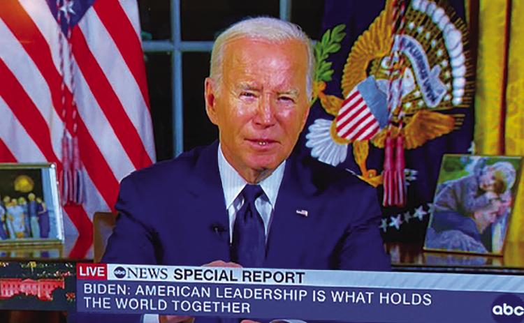 BIDEN: ‘WE CANNOT GIVE UP ON PEACE’