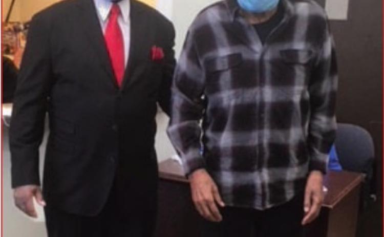 105-YEAR-OLD GETS COVID-19 VACCINE AT MORNING STAR YOUTH & FAMILY LIFE CENTER
