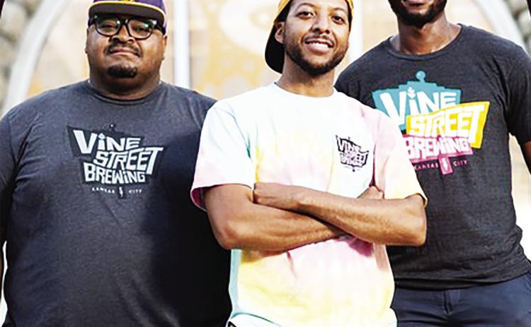 From left: Woodie Bonds, Jr., Kemet Coleman and Elliot Ivory. courtesy photo/vine street brewing