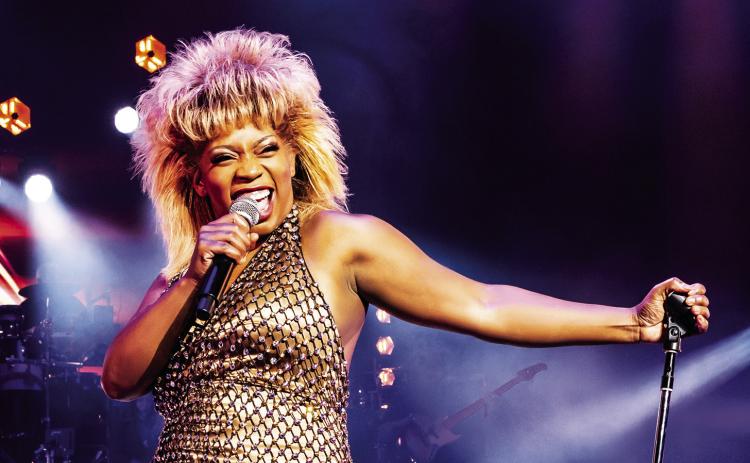 Ari Groover as ‘Tina Turner’ in the North American tour of “TINA - The Tina Turner Musical.” Photo by Matthew Murphy for MurphyMade, 2023.