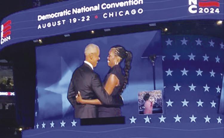 On the second day of the Democratic National Convention (DNC), the former President Barack Obama took center stage and delivered electrifying speeches that reverberated through the United Center in Chicago. (Micha Green/The Washington Informer)