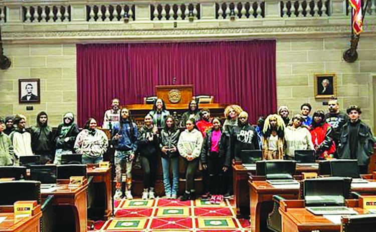 CENTRAL HIGH STUDENTS VISIT THE STATE CAPITOL