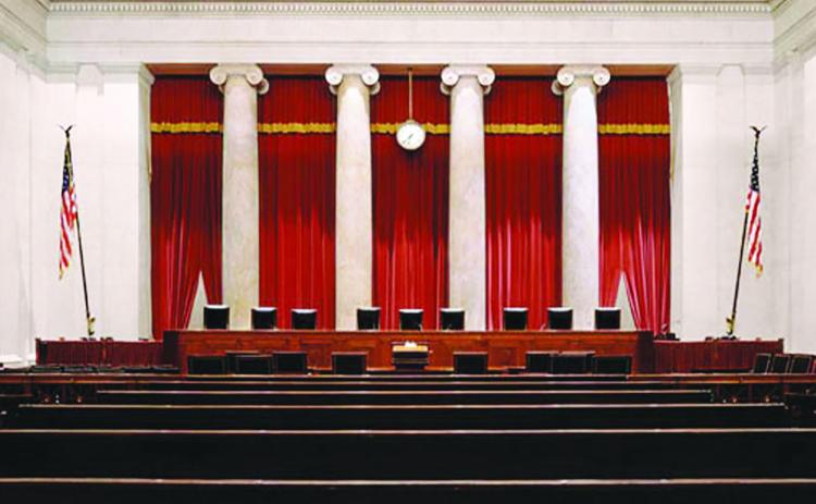The courtroom of the Supreme Court of the United States