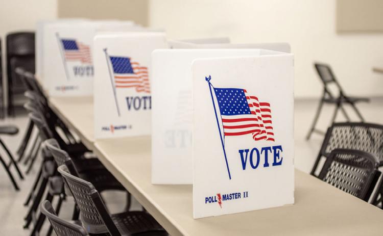 A polling location in Jefferson City (Annelise Hanshaw/Missouri Independent)