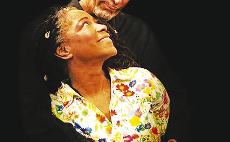 Actors Ralph McCain and C. Kelly Wright