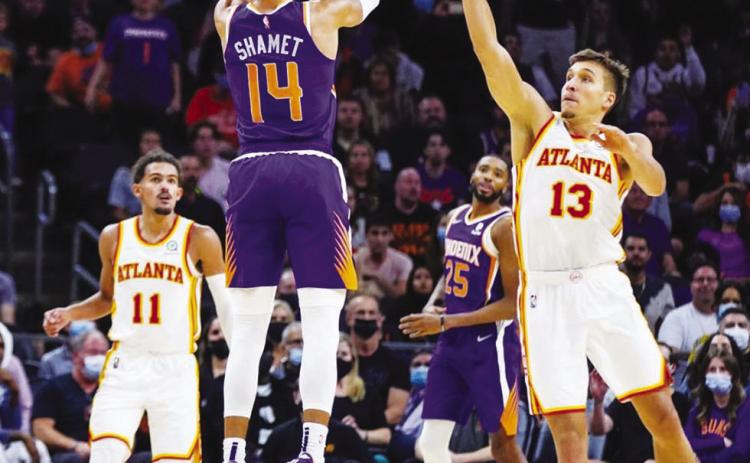 The Wizards have made a deal to trade Bradley Beal to the Suns for Chris Paul and Kansas City native Landry Shamet (shown in photo above).