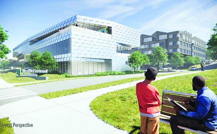 A rendering of The Overlook from the northwest perspective.