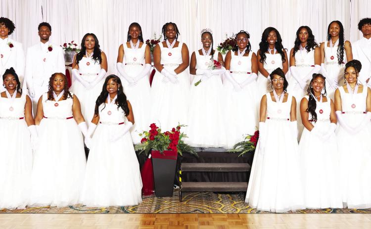 The 2025 Cotillion Participants at the Formal Presentation