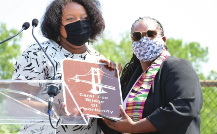 Naming Ceremony Held for ‘Carol Coe Bridge of Opportunity’