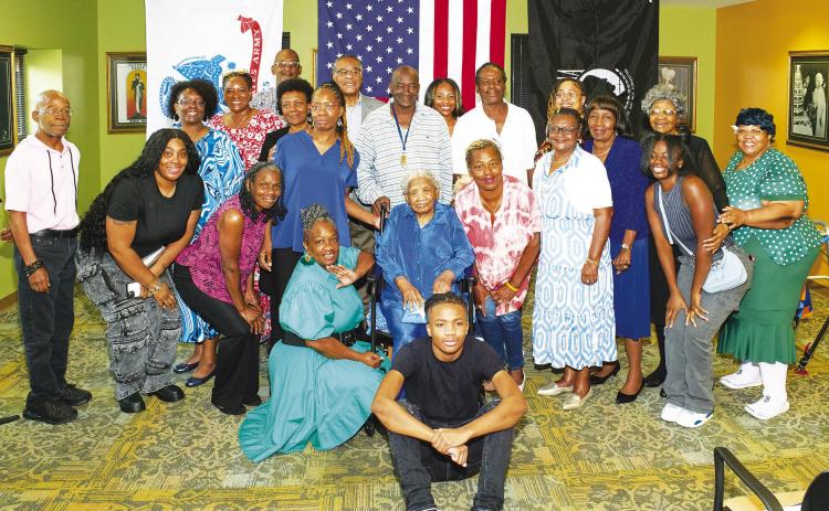 Congressman Cleaver Presents Medal of Honor Flag to Family of Private First Class Willy F. James, Jr.; Honors Relative’s 103rd Birthday