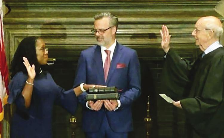 Ketanji Brown Jackson Sworn In as First Black Woman on Supreme Court
