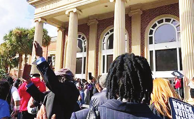 Throngs of Pastors Travel to Ga. to Support Ahmaud Arbery Family