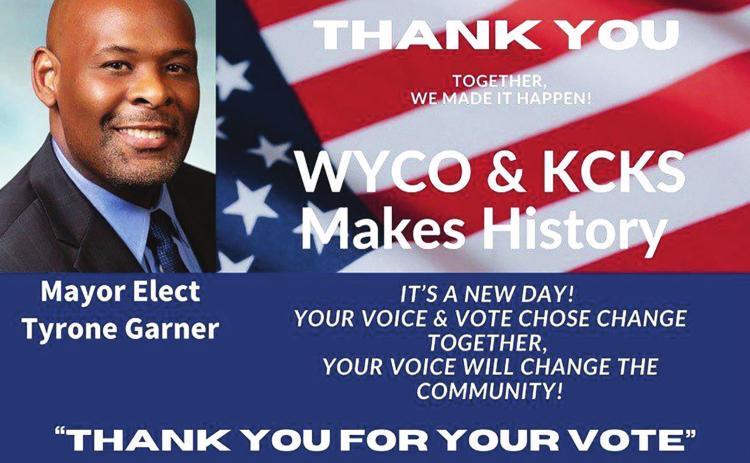 A thank you message was sent to supporters via this post on Mayor-elect Tyrone Garner’s website Wednesday.