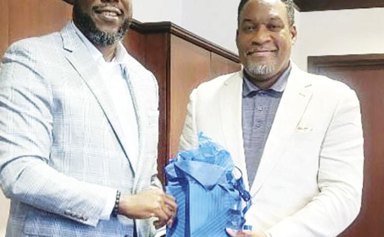 From left: Dr. Dred Scott and Damon Bryant